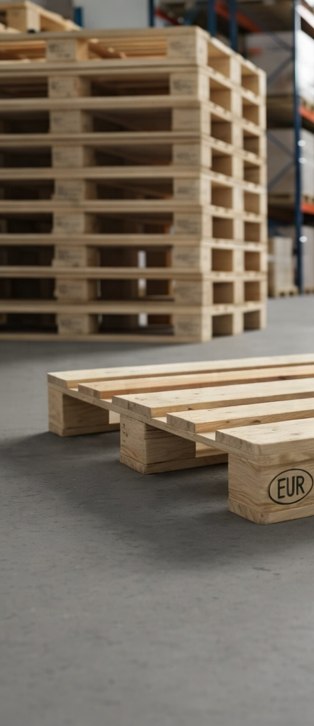 Palete Europeu (Modelo EUR): padrão Internacional 800 x 1.200 mm Megabox