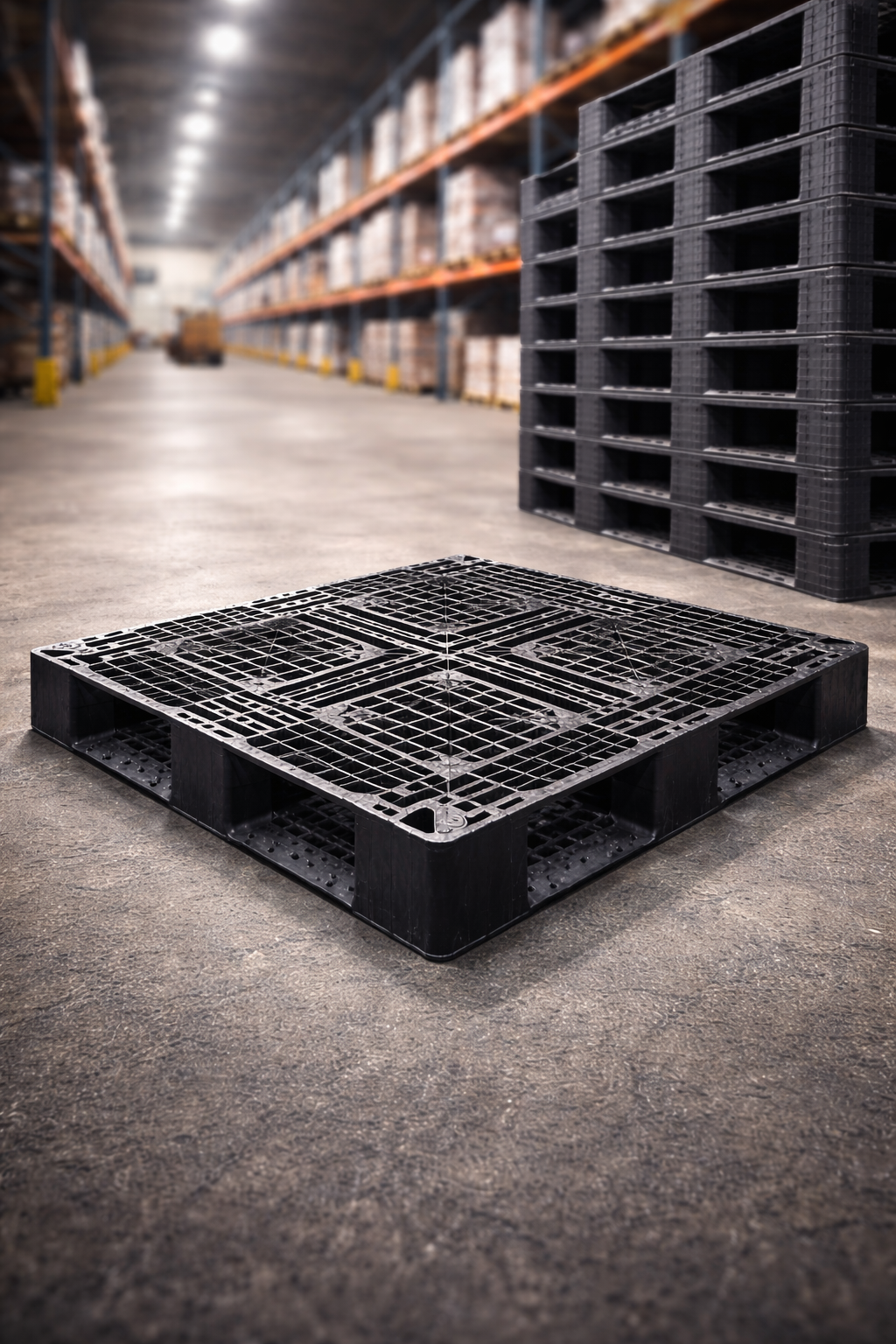 Palete de Plástico Novo: Higiene, Durabilidade e padronização logística Megabox